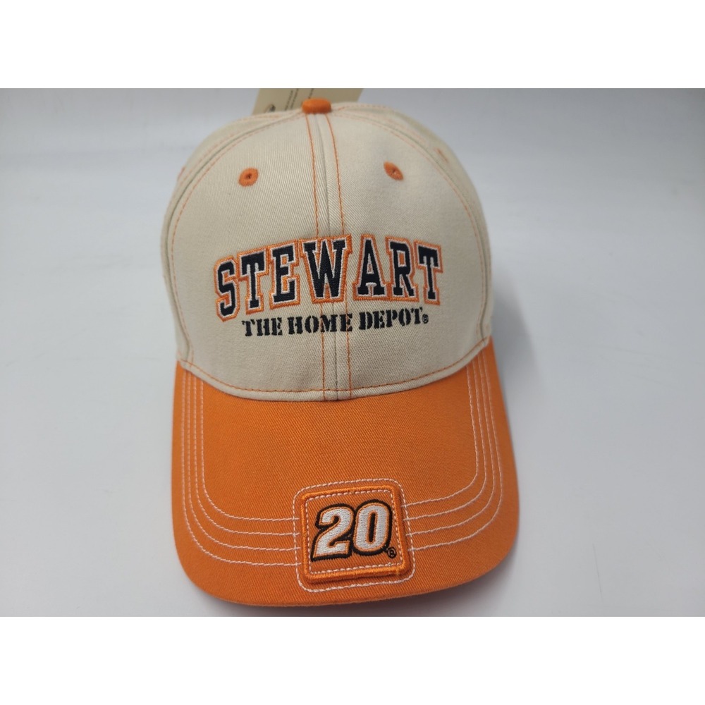 Vintage Tony Stewart #20 The Home Depot Winners Circle Adjustable Hat Cap NASCAR